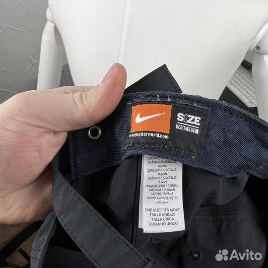 Кепка Nike Бейсболка Черная Оригинал Swoosh