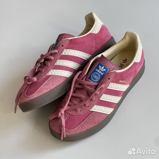 Кроссовки Adidas Gazelle Indoor Pink Cloud White