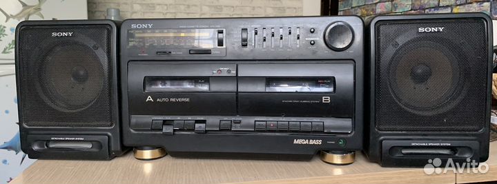 Двухкассетная магнитола sony CFS-710S
