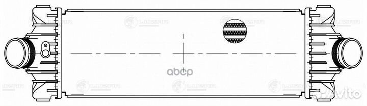 Интеркулер ford transit 13- 2.2D lric1087 luzar