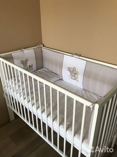 Комплект для прямоугольной кроватки бортики