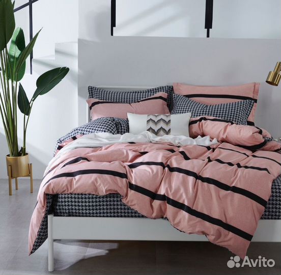 Постельное белье сатин евро