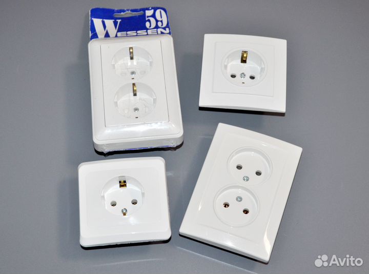 Розетки и выключатели пакетом