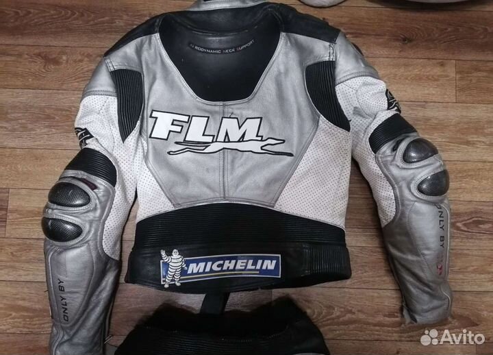 Мотокомбинезон кожаный FLM