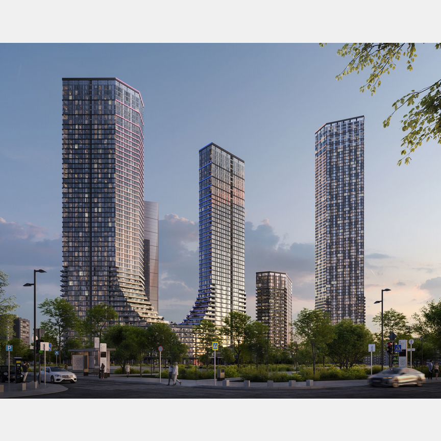 2-к. квартира, 82,5 м², 17/55 эт.