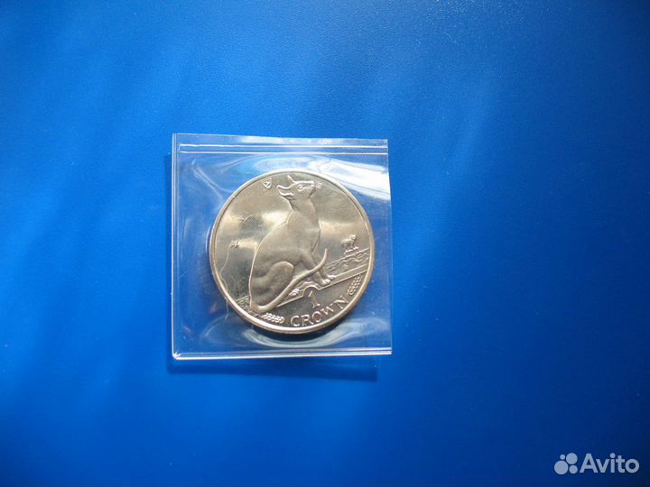 Монета острова Мэн. Сиамская кошка