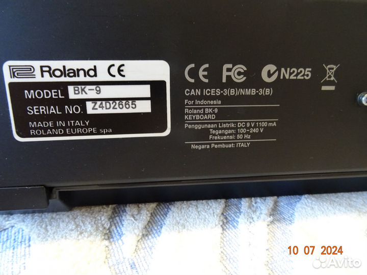 Синтезатор Roland BK-9