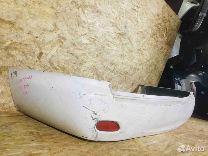 Бампер задний Дорест Nissan Wingroad Y11 Белыйдефе