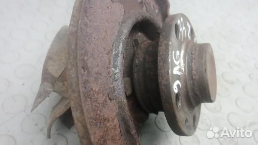 Ступица задняя левая skoda rapid (9AG33LZ01)