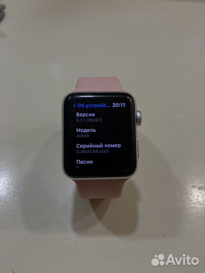 Часы Apple Watch 3 42 mm 92 акб