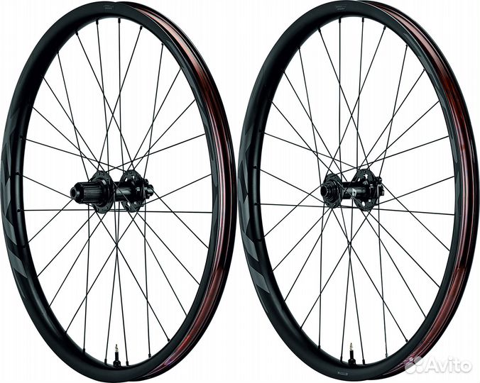 Колеса в сборе вилсет Giant TRX 2 27 Boost Carbon