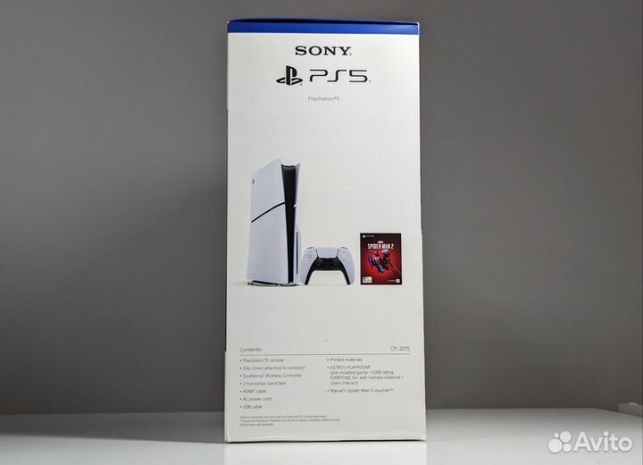 Sony Playstation 5 Slim + Spider Man 2 + Гарантия