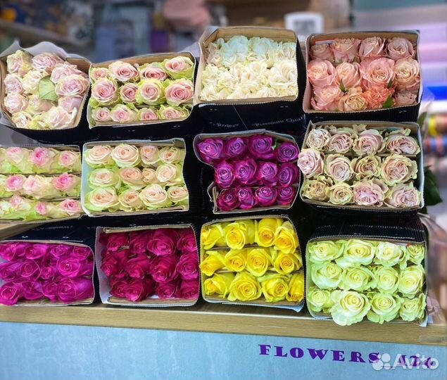 Розы с доставкой Букет роз Flowers124