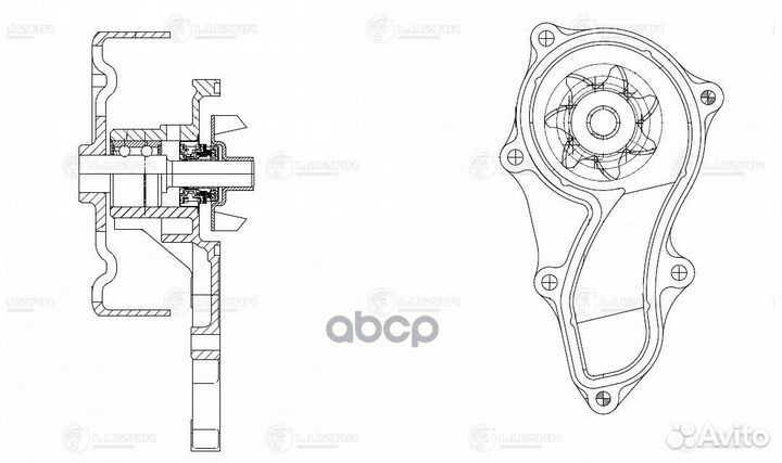 Насос водяной Honda Accord (03) /CR-V (02) 2.0