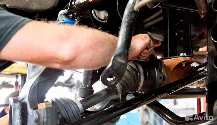 Замена шаровой опоры Skoda Octavia II 2004-09