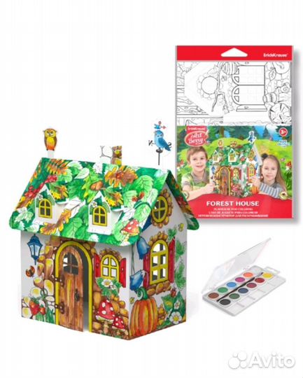 Набор для раскрашивания Лесной дом