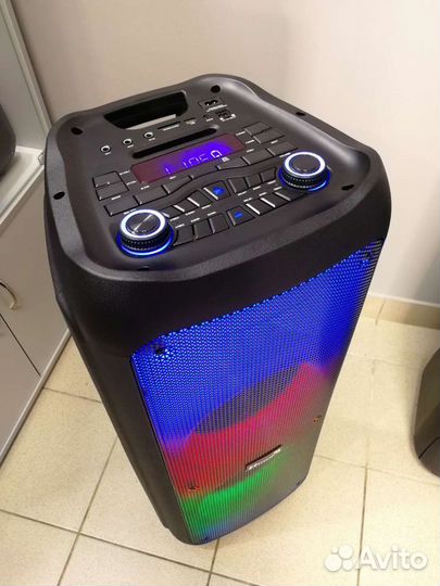 Мощная большая портативная колонка Eltronic 2053