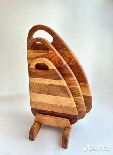 Набор разделочных досок из дерева