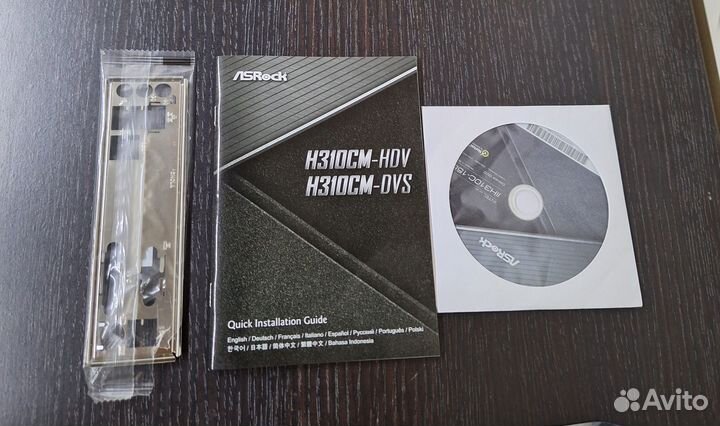 Материнская плата Asrock h310cm dvs