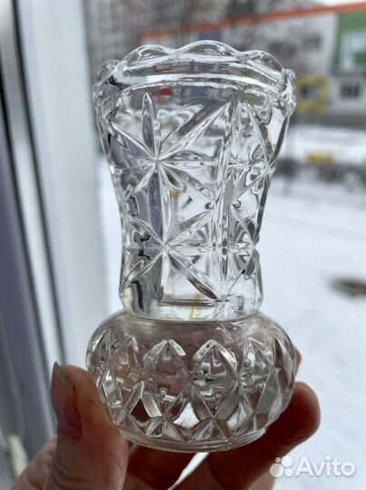 Ваза Хрустальная чехия