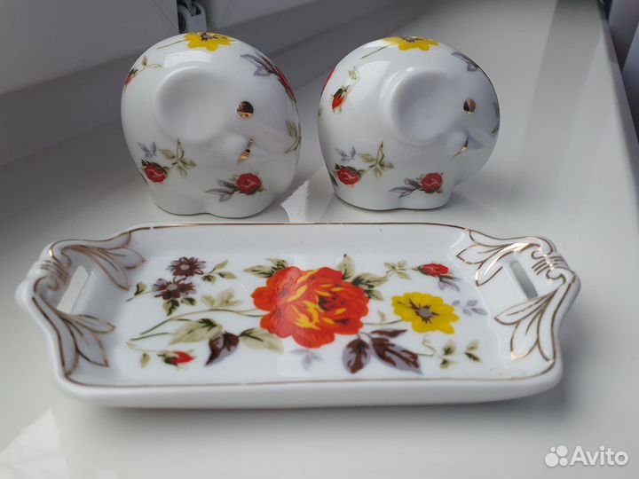 Заварной чайник, набор д/специй, подстаканник