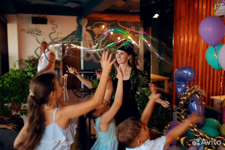 Шоу гигантских мыльных пузырей Симферополь