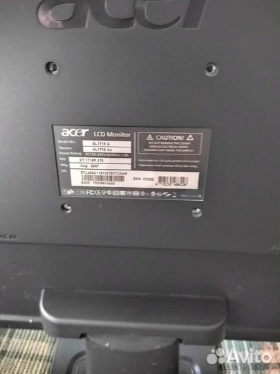 Монитор Acer al1716 A