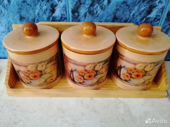 Набор баночек для специй
