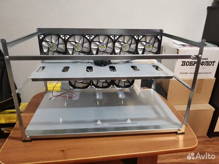 Тушка для майнинга на 6 карт