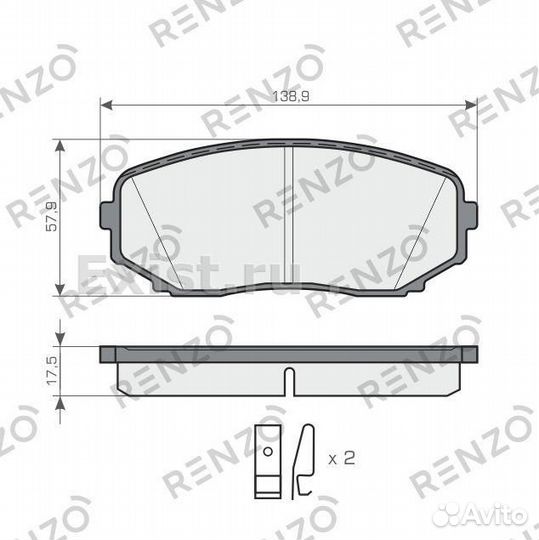 Тормозные колодки mazda CX-7