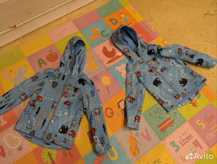 Куртка детская на мальчика на флисе, 116-122