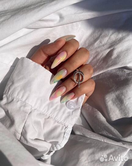 Маникюр выравнивание снятие, дизайн, гель-лак