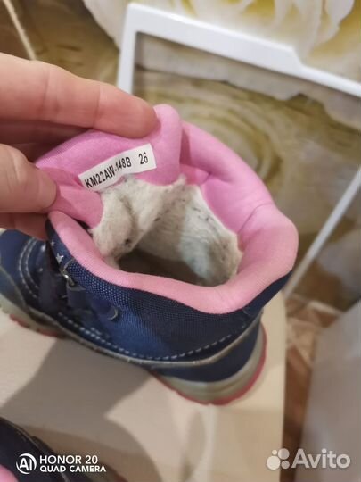Сапожки для девочки 26 размер зима