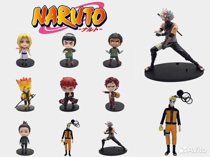 Аниме фигурки Наруто, бтс, Клинок, Геншин