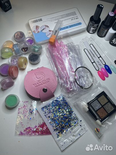 Все для маникюра (гели, гель-лаки, формы и др.)