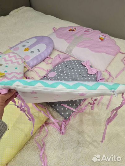 Бортики в кроватку