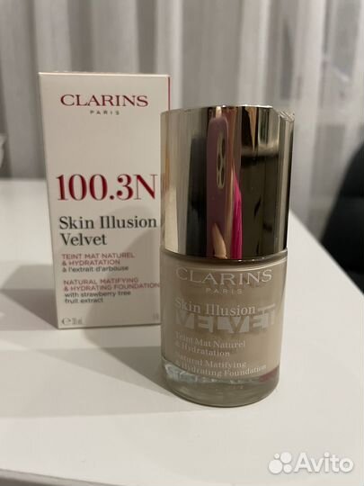 Крем тональный clarins skin illusion velvet