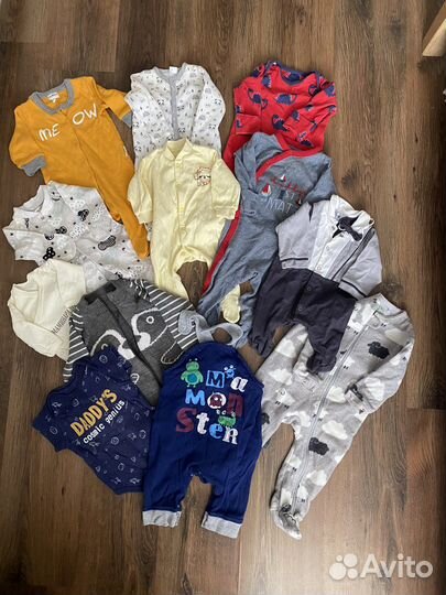 Пакет вещей для новорожденного 62 74