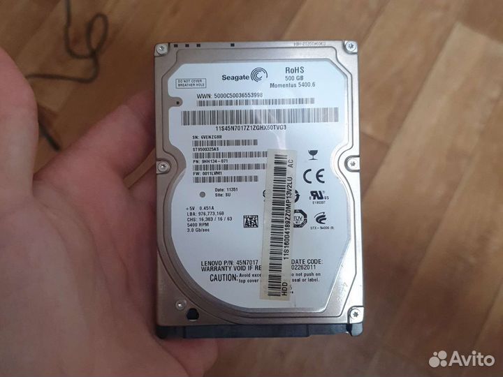 Жесткий диск 500 гб здоровый