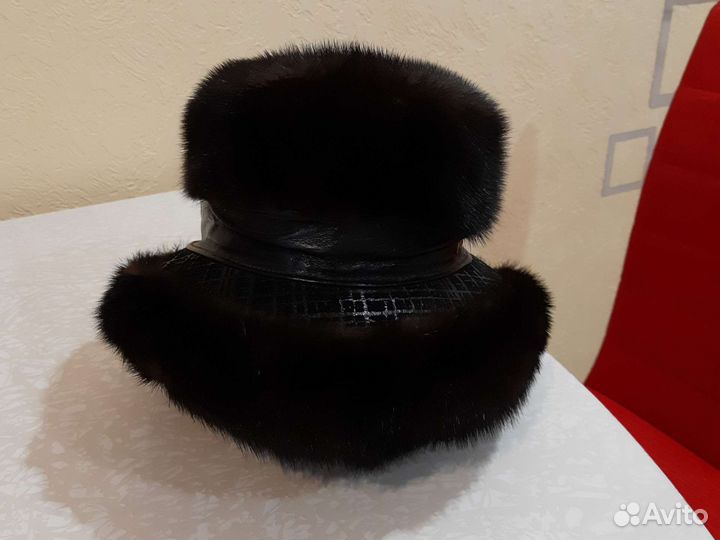 Шапка норковая женская бу