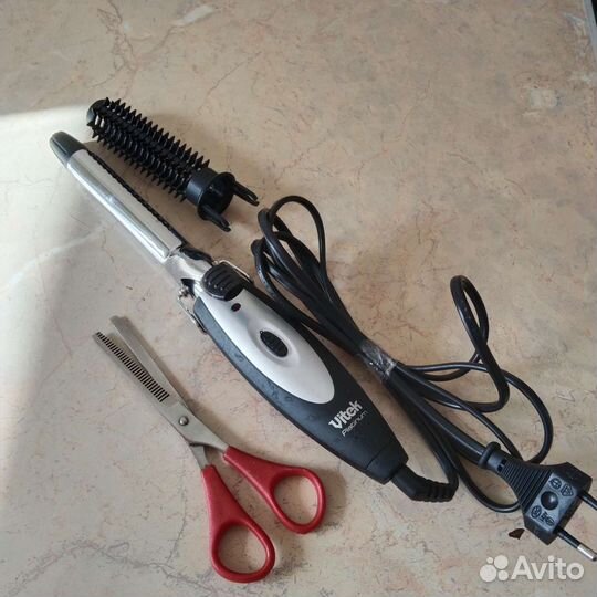 Плойка и ножницы