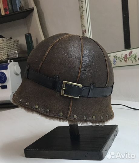 Шляпа из натуральной овчины