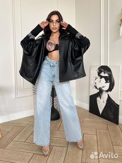 Шикарная куртка оверсайз женская premium