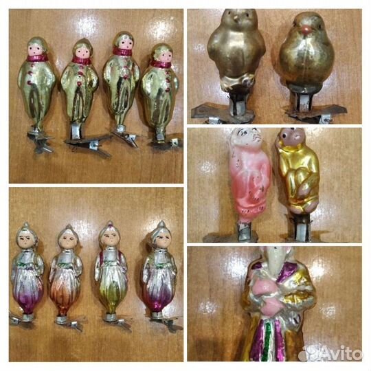 Ёлочные игрушки Винтаж