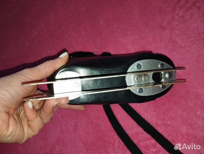 Коньки с двойным лезвием