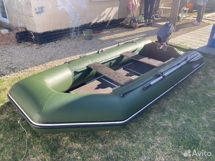 Надувная лодка hunter 320 yamaha 2л.с
