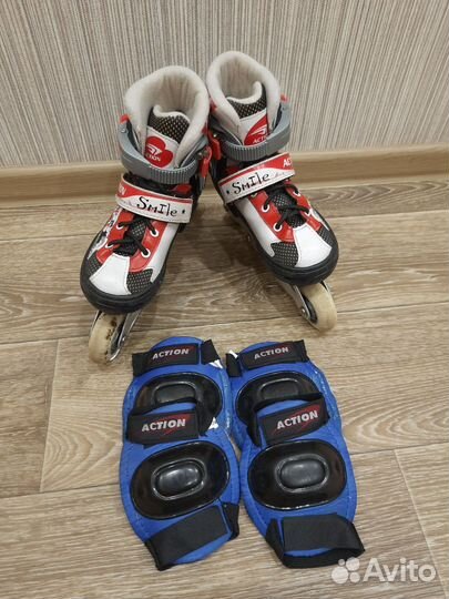 Роликовые коньки раздвижные 28-31