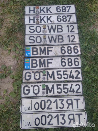 Автомобильные иностранные номера
