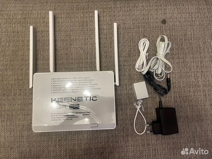 Keenetic Giga SE (KN-2410) adsl2+/vdsl2