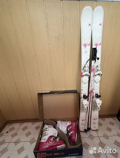 Горные лыжи с ботинками